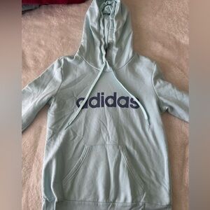 Blue adidas hoodie Medium